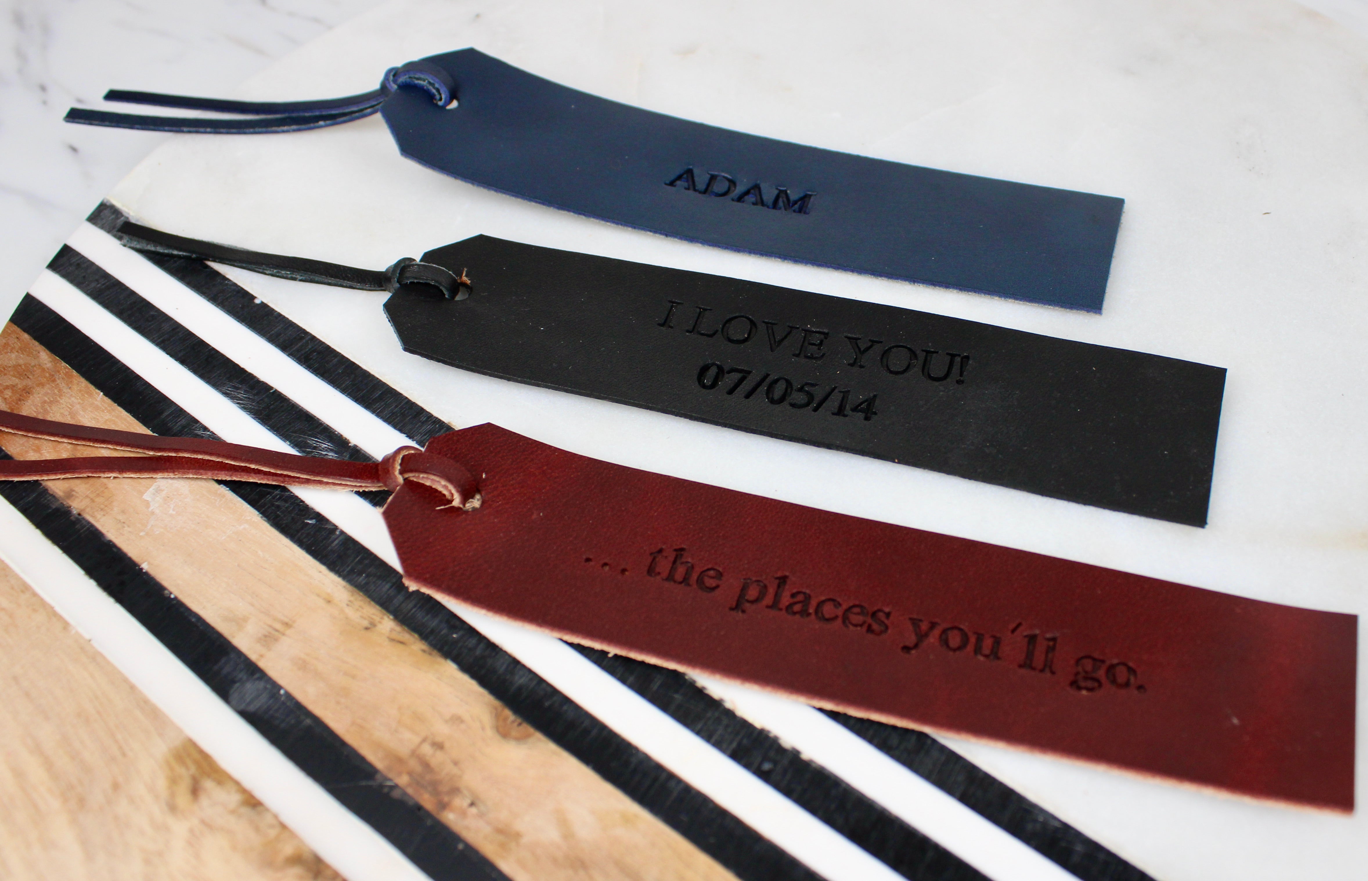 Morse Code Leather Keychains | Custom Made Gifts | Maven Metals
